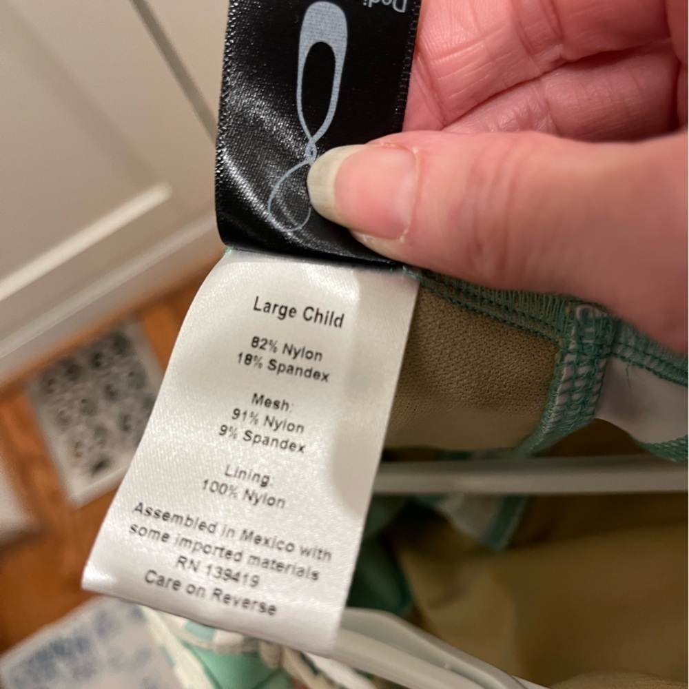 Suffolk Garden Party Bateau Neck Child Size L in Kiwi, NWT - Picture 11 of 12